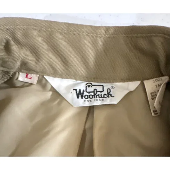 VTG Woolrich Mens Safari Style, Hunting, Field, Jacket Outerwear Suede Accents & - Picture 4 of 5